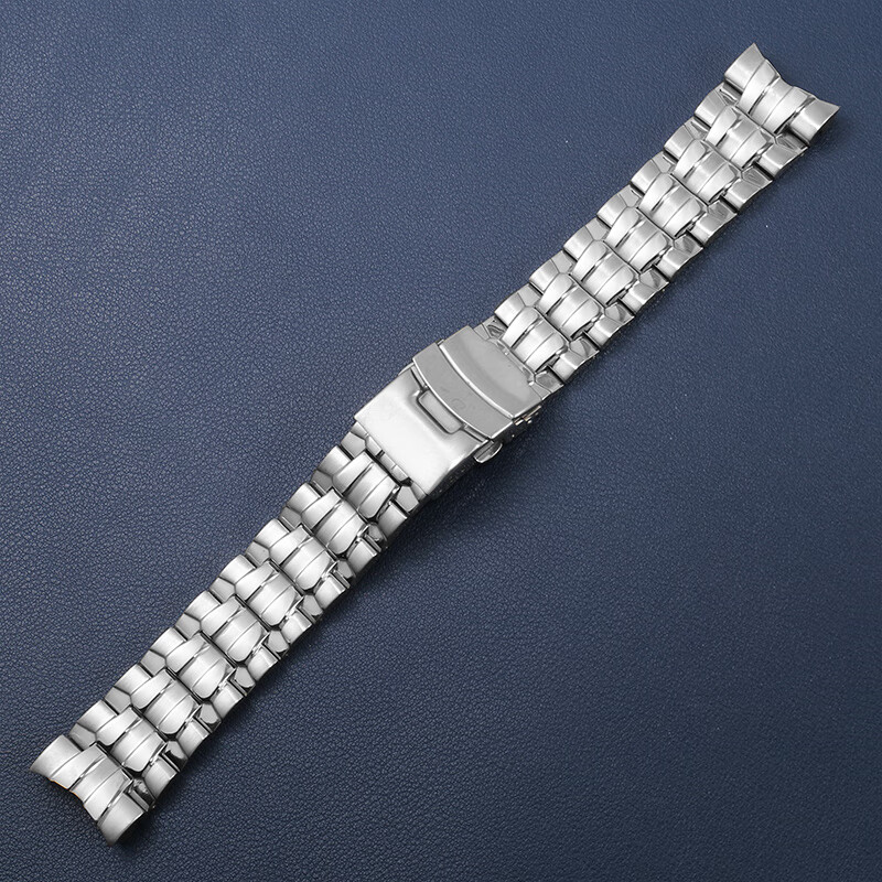 佩伊 适用于卡西欧实心不锈钢表带 casio红牛限量版ef-550d钢带男弧口