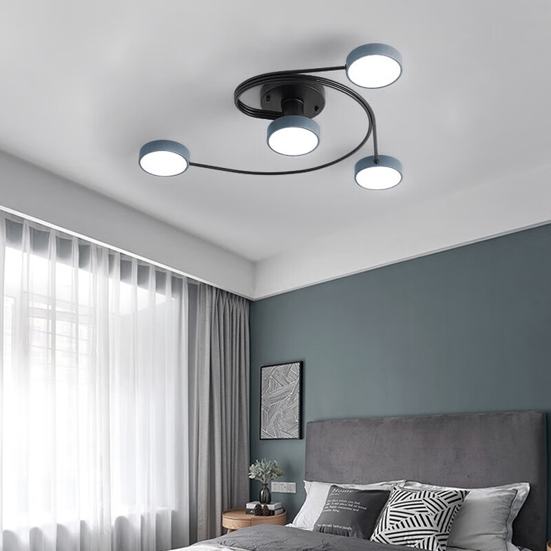 顿家北欧ins小吊灯房间灯现代简约艺术卧室吊灯小户型客厅灯led吊灯