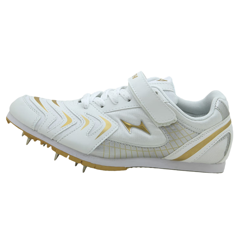 海爾斯（HEALTH） 專業(yè)跳遠(yuǎn)釘鞋三級(jí)跳遠(yuǎn)鞋比賽考試專用釘子鞋633 白色 44