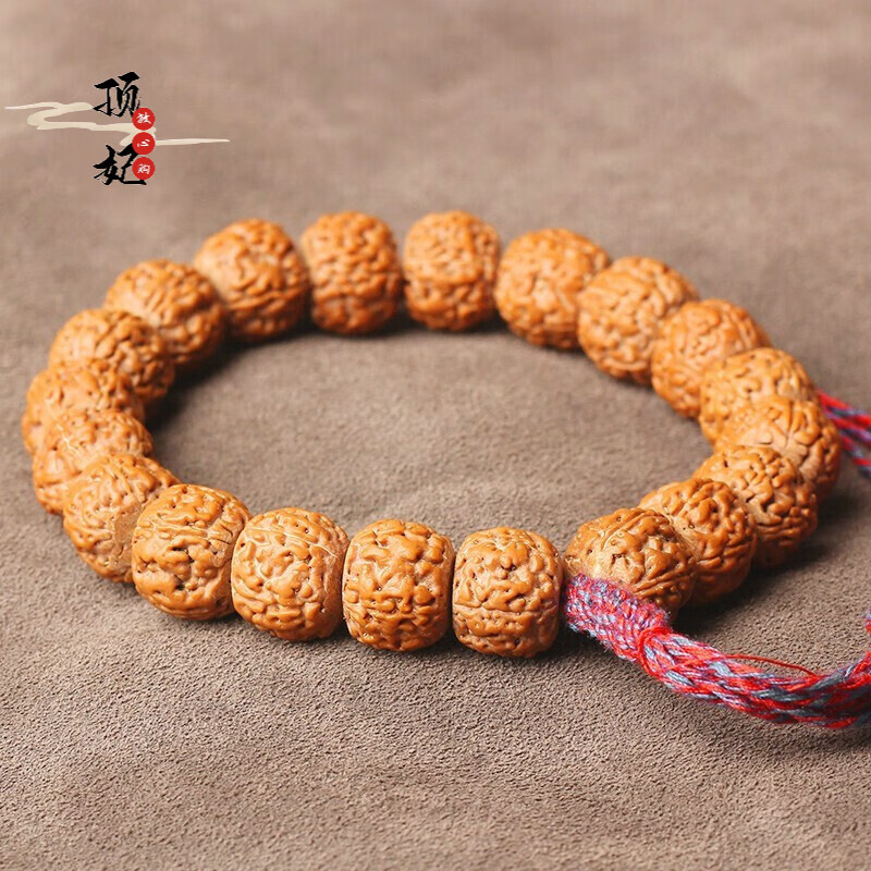 顶妃 藏式龙鳞纹小金刚手持款 菩提子佛珠手链 菩 16mm藏式大龙鳞