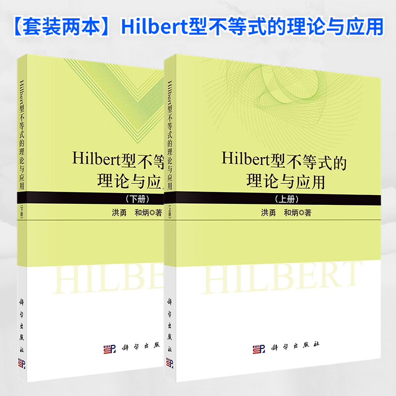【全2册】Hilbert型不等式的理论与应用.上下册 洪勇，和炳