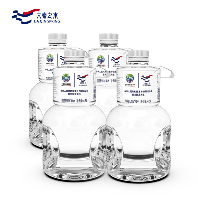大秦之水天然弱碱性饮用水富锶真矿泉水4.