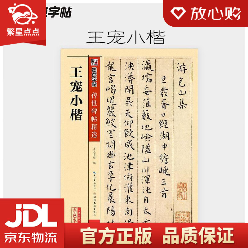 墨点字帖 王宠小楷传世碑帖精选 毛笔字帖入门写毛笔字成人学生初学者