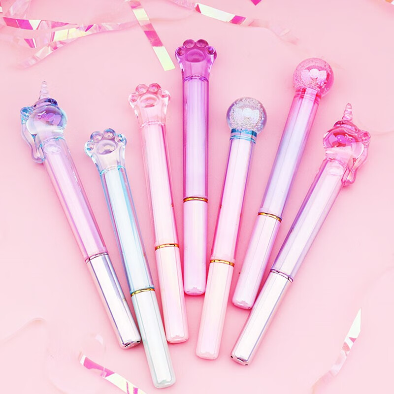 zanyang水晶猫爪钢笔学生专用三年级钢笔少女心正姿练字笔可换墨囊