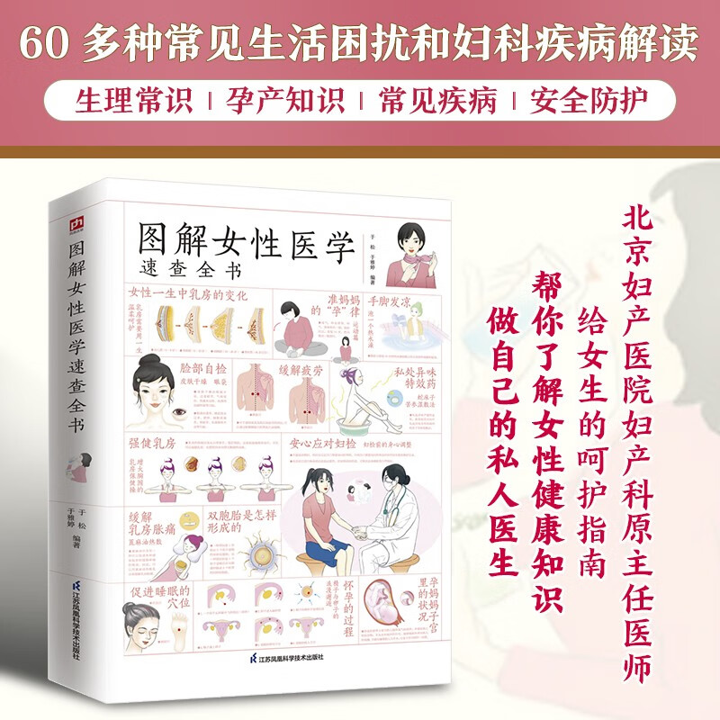 【包邮】日常养护治疗基础医学知识科普百科养生书籍 图解女性医学速查全书 定价45