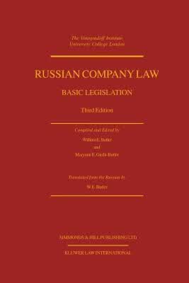 预订 Russian Company Law, Basic Legislation, 3e