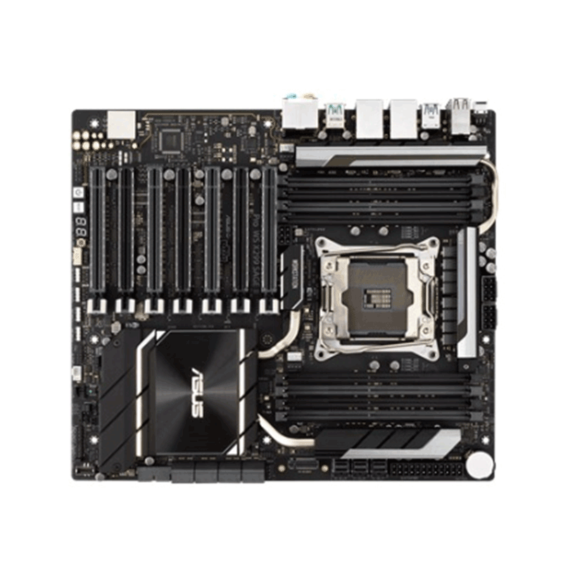 华硕 pro ws x299 sage ii i9x系列cpu 超频 4gpu主板 4路交火