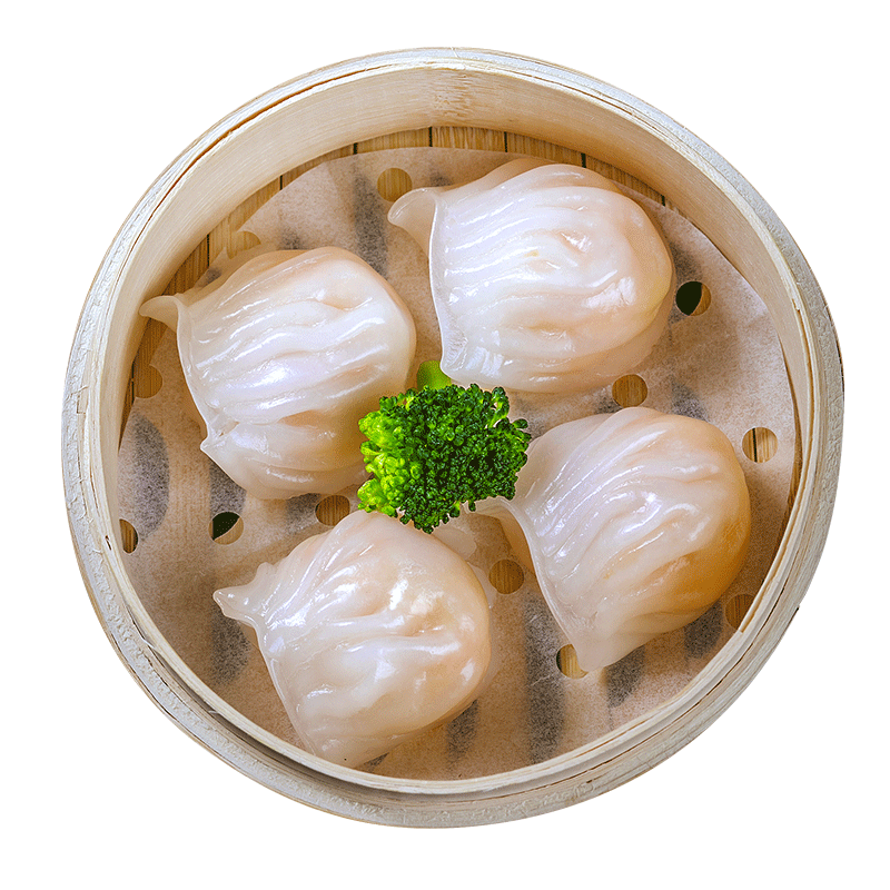 GUO LIAN国联 水晶虾饺 1kg 40只 原味 海鲜虾类 袋装 广式早茶 早餐点心