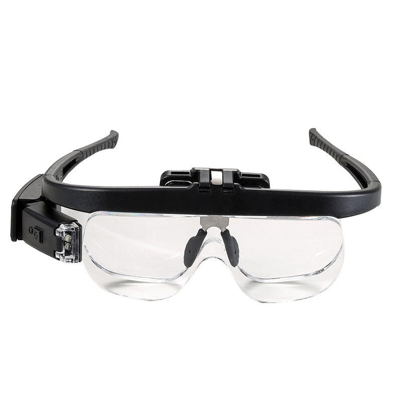 头戴式放大镜头戴式放大镜眼镜老人阅读高清眼镜式维修用专业大高