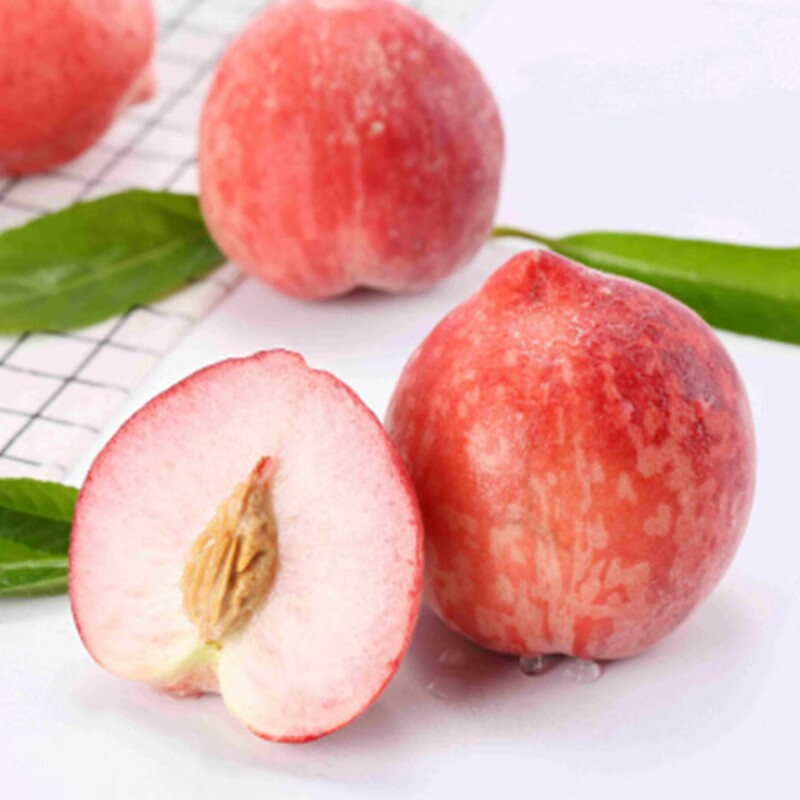 果粒果粒 新鲜水密桃毛桃子 新鲜水果 精品水果桃子现摘现发 5斤装