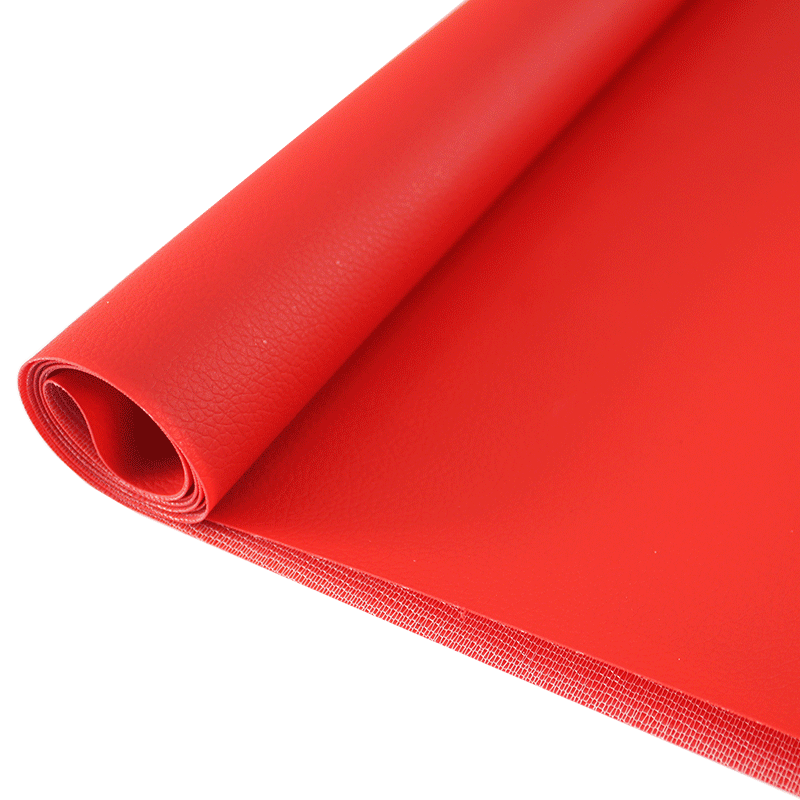 萌依儿半米价pvc皮革面料小荔枝纹人造皮革布料装修软包皮革料皮料的