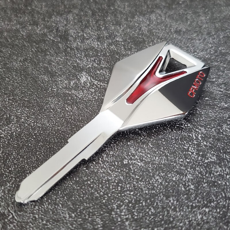 适用于春风川崎雅马哈铃木嘉陵通用钥匙胚 250sr 春风(字母款)银色