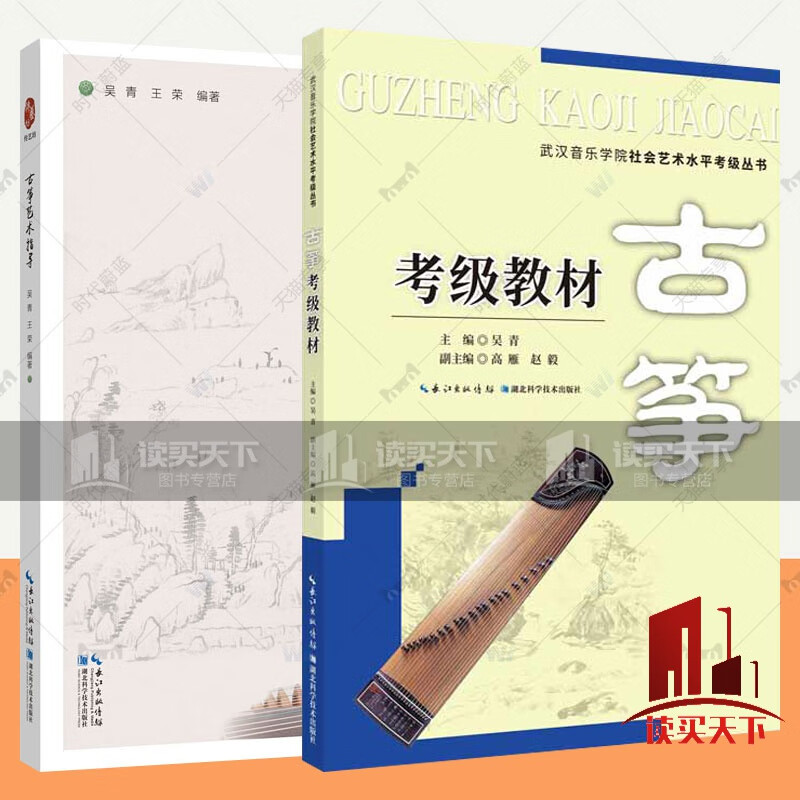 全2册 古筝考级教材1-10级 古筝艺术指导:进阶式基础教程交互版 古筝