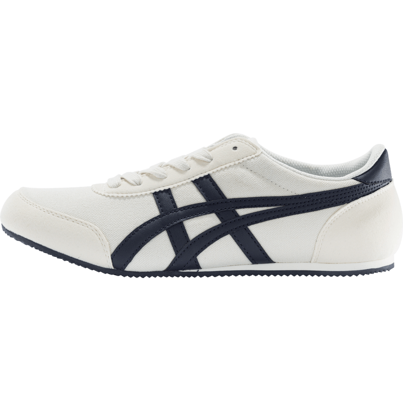 Onitsuka Tiger鬼塚虎男鞋复古舒适轻便运动休闲鞋小白鞋女TRACK TRAINER D318N 米白色 41.5