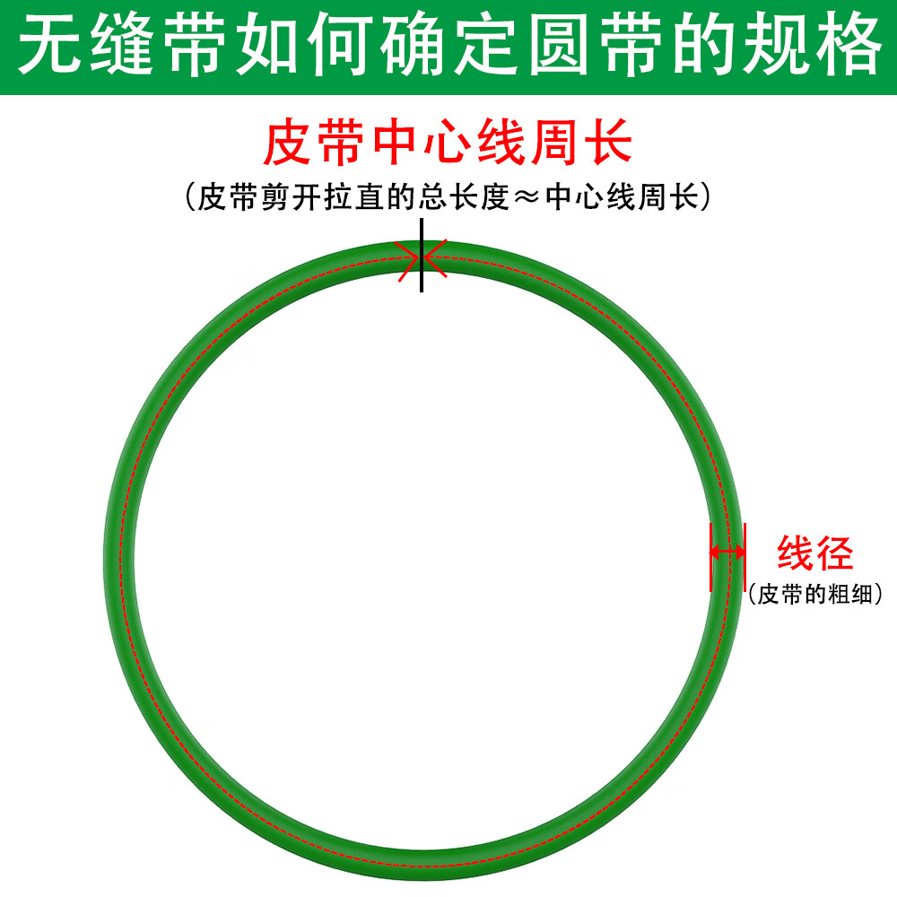 pu圆带一体无缝带o型皮带4568mm圆形带传动带马达电机钢化炉工业 浅