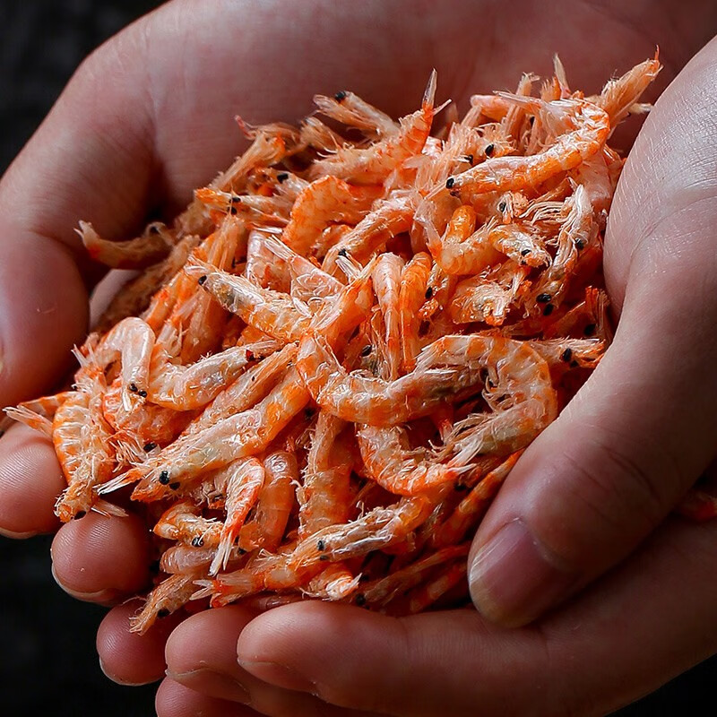 南极磷虾皮250克 淡干虾皮海鲜海产干货小虾米红虾皮干货磷虾皮 磷虾