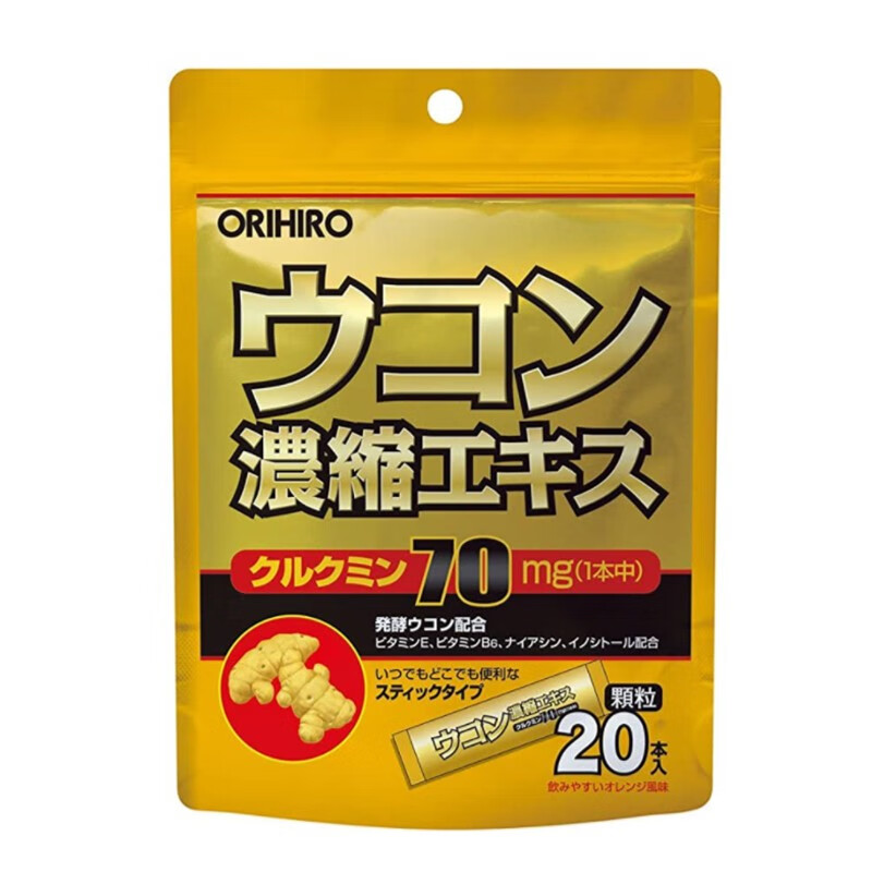 【jd快递】日本直邮orihiro欧力喜乐浓缩姜黄素粉末养肝护肝应酬缓解