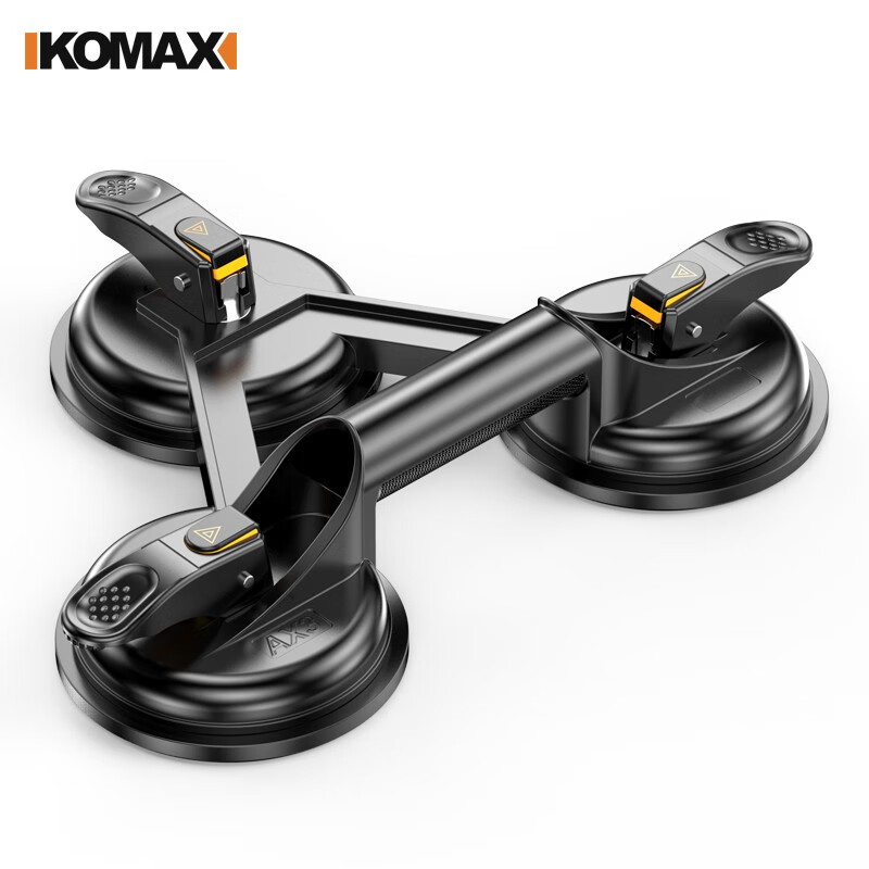 科麦斯瓷砖玻璃吸盘固定器三爪重型强力吸提器贴地板地砖吸盘安装小