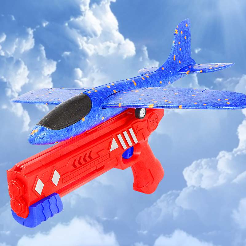 淘动力TAODONGLI 弹射飞机 手抛泡沫飞机玩具飞机拼插航模户外弹射滑翔玩具 蓝 YXY955-22高性价比高么？