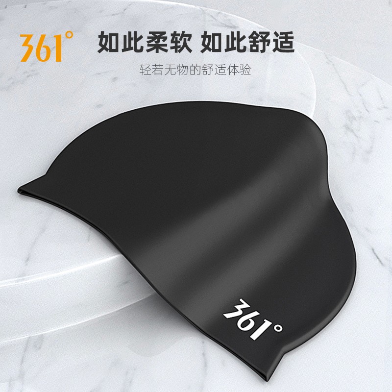 361°泳衣女连体保守遮肚裙式游泳衣性感新款时尚显瘦大码温泉泳衣外穿 黑色（泳衣+泳帽+泳镜） L （建议体重49kg-54kg）