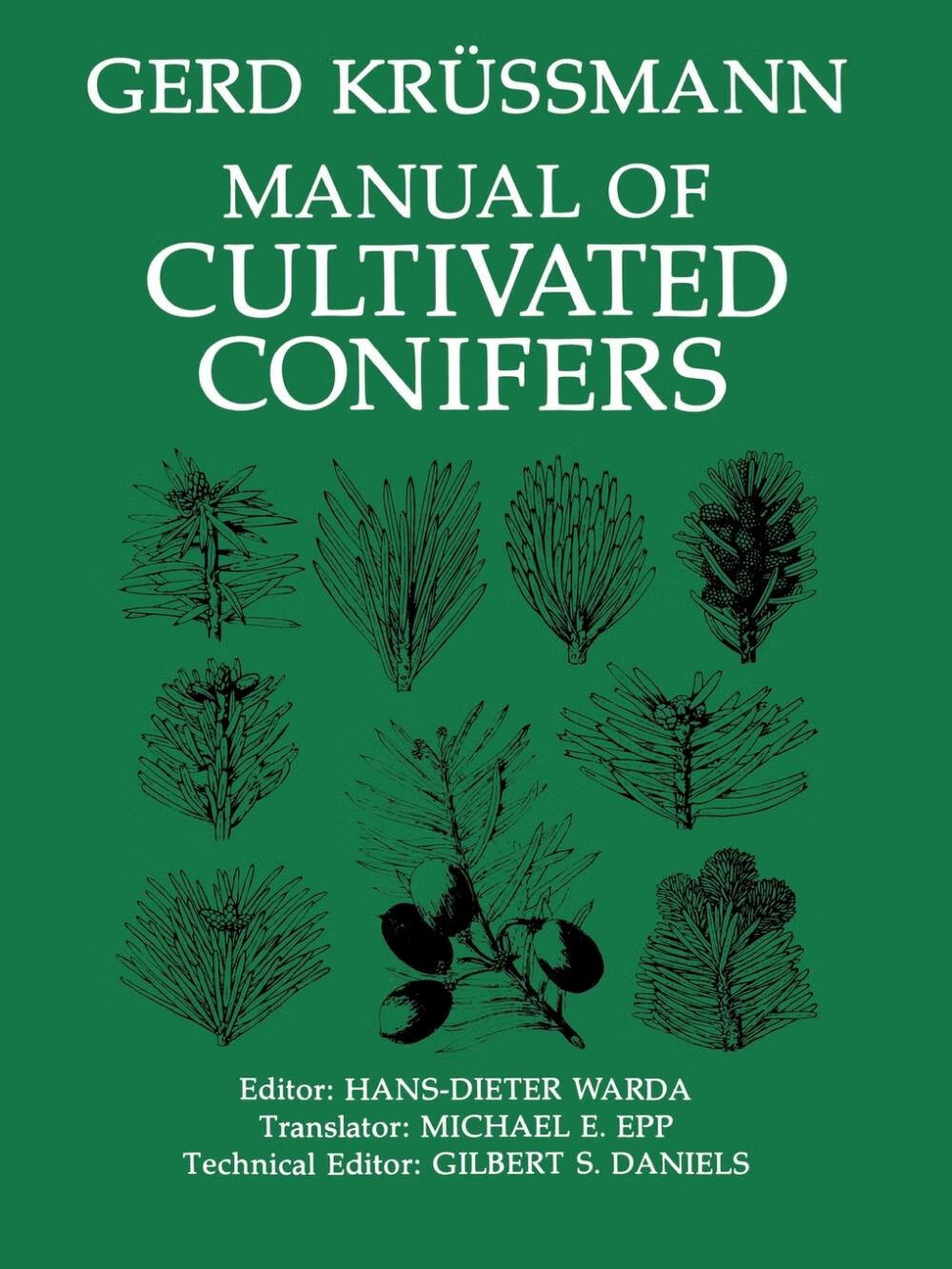 【预售按需印刷】manual of cultivated conifers