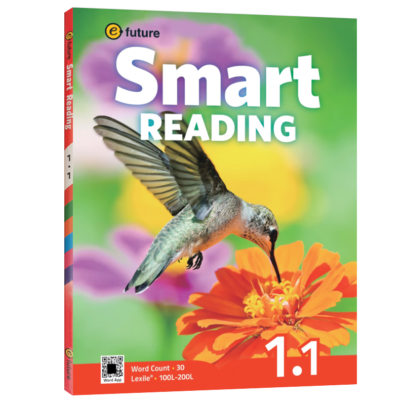 【麦凯思图书】原版进口e-future新版smart reading123456级别学生教材少儿英语启蒙寒暑假短期阅读课程提高单词积累量读写分级阅读 1.1级别