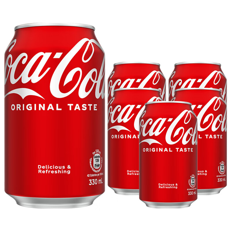 可口可乐(coca-cola)碳酸饮料港版可乐组合装 香港进口汽水聚会休闲