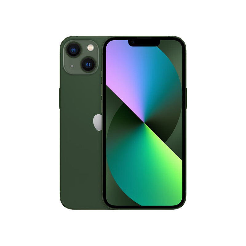 Apple iPhone 13 (A2634) 256GB 綠色 支持移動聯通電信5G 雙卡雙待手機 蘋果合約機 