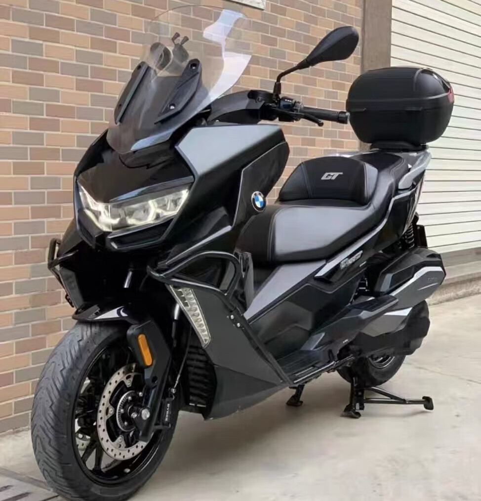 适用于宝马c400gt保险杠护杠 防摔杠 宝马c400x护杠 黑色 c400gt