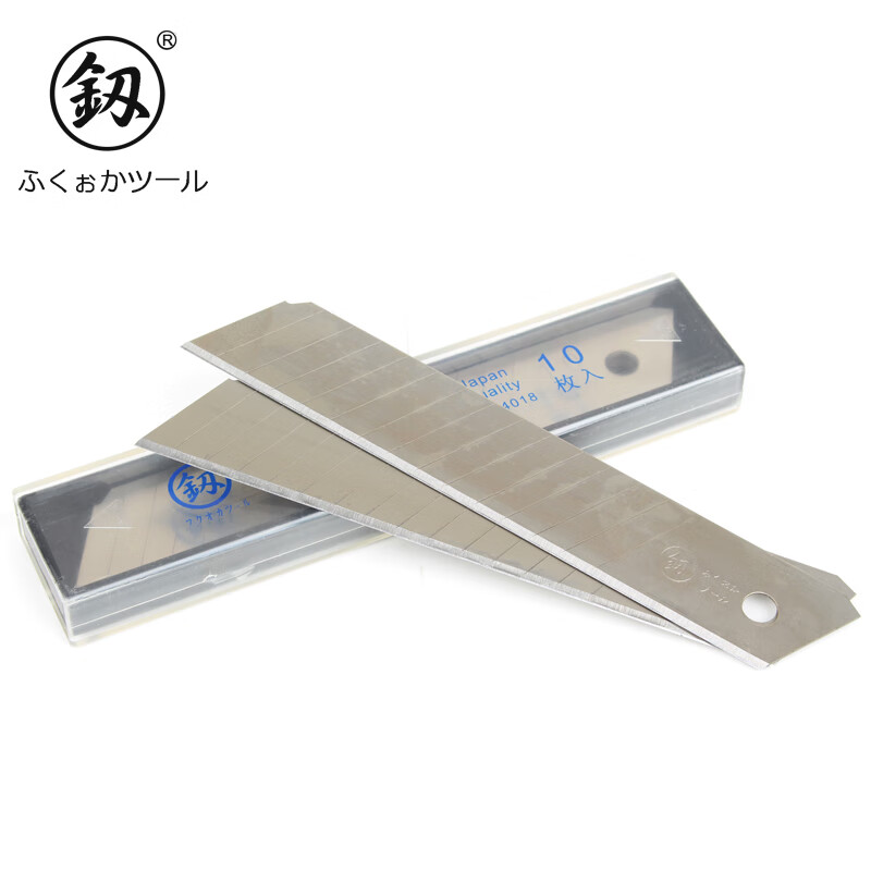 釰日本福冈工具 金属刀片美工刀片替刃壁纸切刀锰钢刀片片釰牌 fo