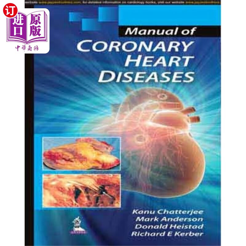 海外直订医药图书manual of coronary heart diseases 冠心病手册