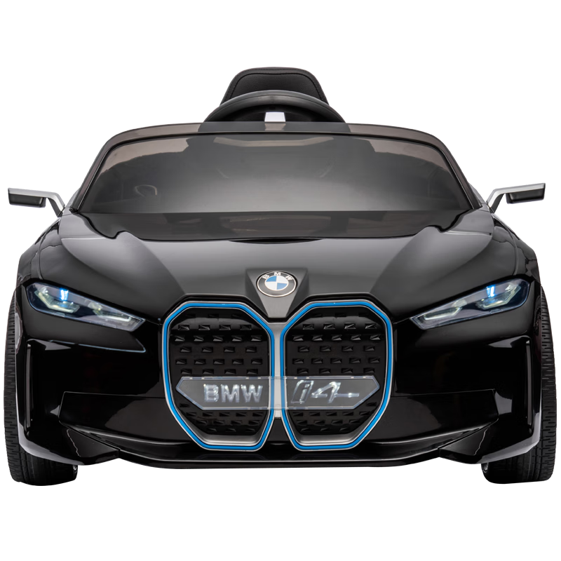 貝瑞佳（BeRica）寶馬授權(quán)嬰兒童電動(dòng)車遙控四輪汽車寶寶小孩玩具可坐人男女禮物黑