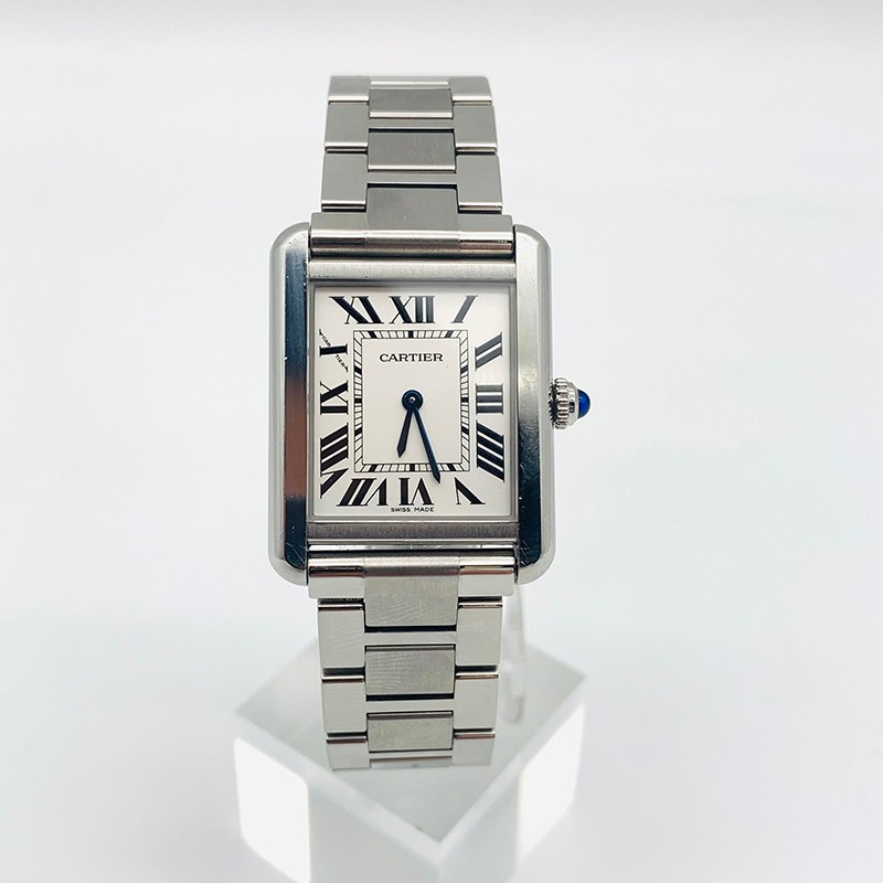 【二手95新】卡地亚cartier坦克系列w5200013石英手表女