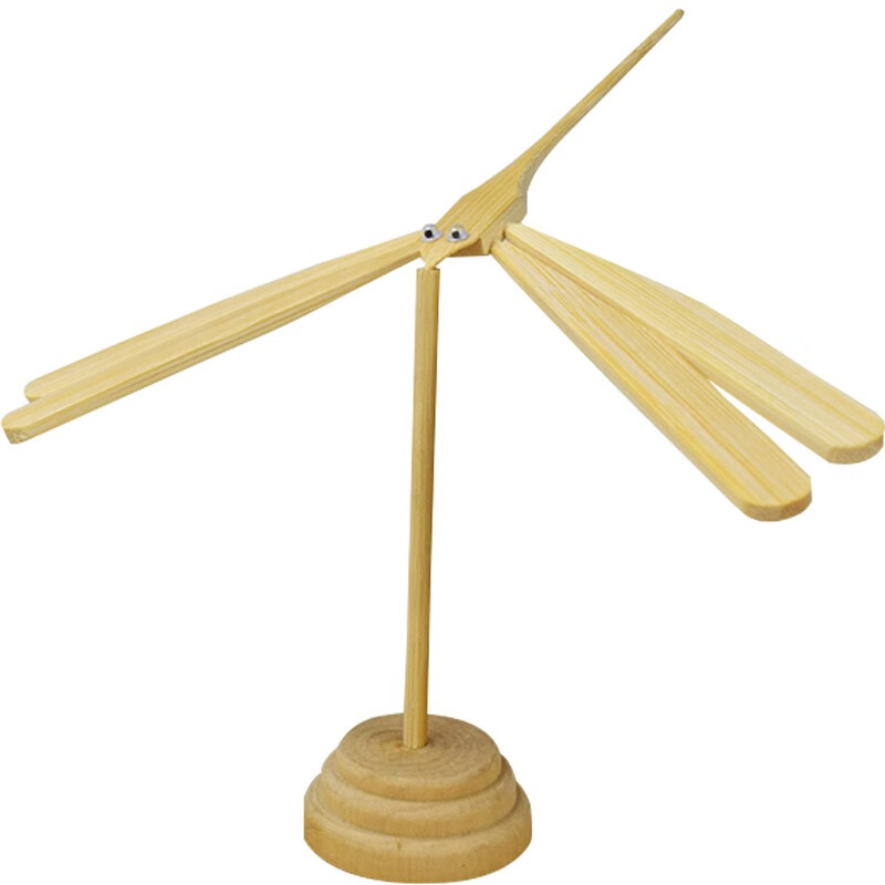 儿童科学实验科技小制作手工制作diy平衡竹蜻蜓平衡鹰重心教具平衡鸟