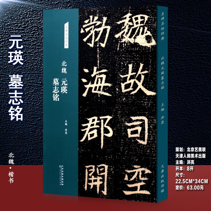 北魏元瑛墓志铭 名碑名帖经典 天津人民美术出版社 简体旁注