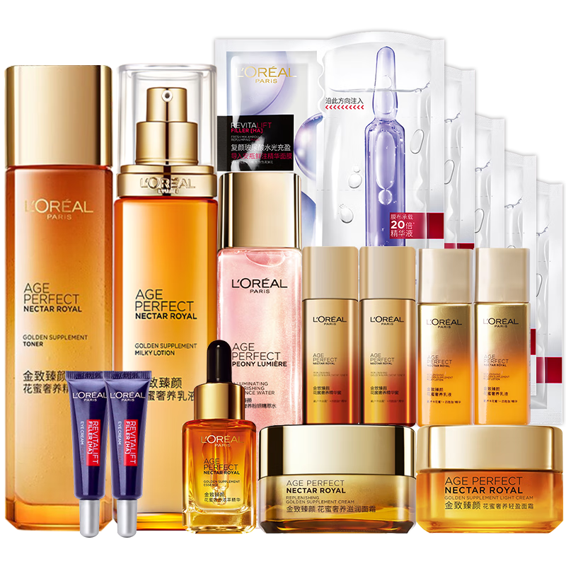 ���ڲ�����ŷ���ţ�LOREAL�����۽�ԭˮ��С�۹޻�ױ����Ʒȫ����װ520���˽�ĸ�׽�������� ����16����:����ˮ��˪��Ĥ����