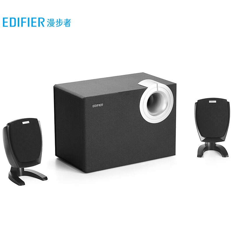 漫步者（EDIFIER） R201T06 2.1声道 多媒体音箱 音响 电脑音箱 黑色