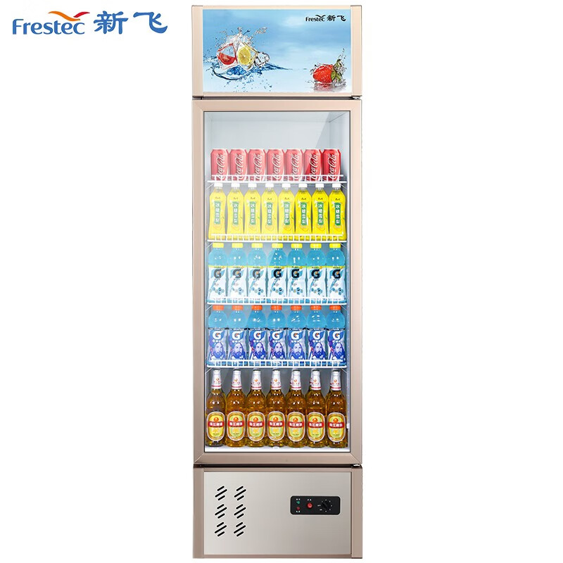 新飞（Frestec） 298升 立式冷柜 陈列柜 饮料柜 商用冷藏冰箱 SC-298XD