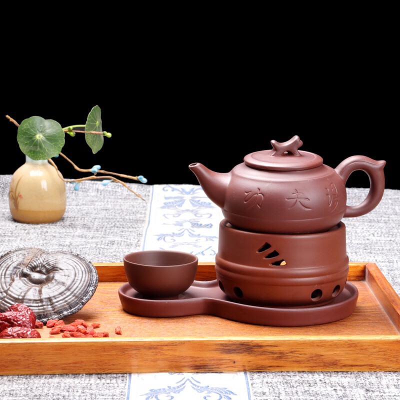 钵至功夫汤壶蒸汤壶如意功夫汤壶260紫砂壶茶壶酒店餐具用品功夫汤养