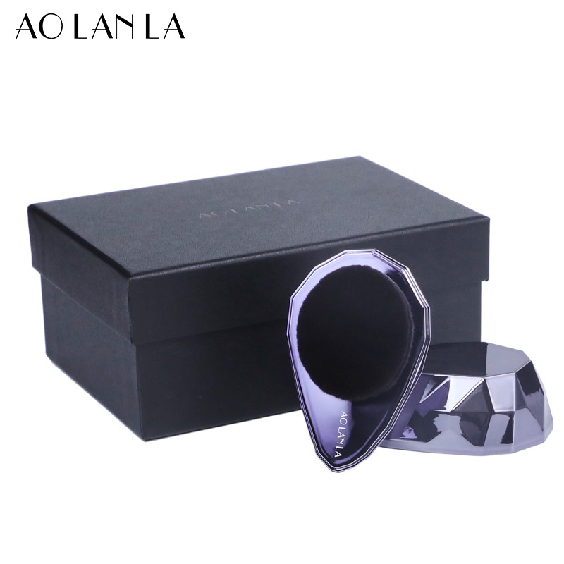 AOLANLA 钻石型便携式粉底刷柔软不吃粉美妆扁平魔术无痕底妆化妆刷工具 钻石形粉底刷