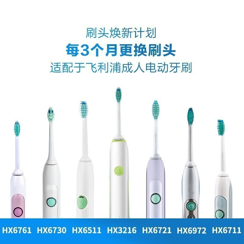 电动牙刷头适配飞利浦电动牙刷头适配HX6730详细评测报告,分析性价比质量怎么样！