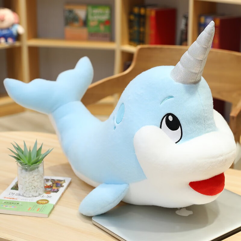萌缇毛绒玩具鲸鱼公仔女生抱枕布娃娃可爱布偶女孩礼物陪睡男生玩偶
