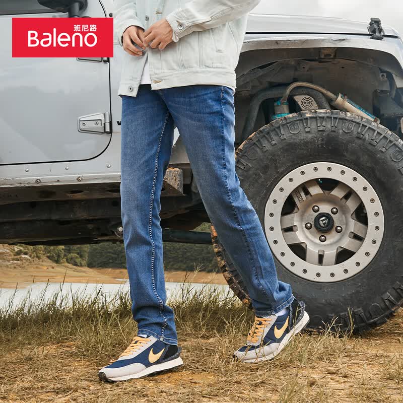 Baleno潮流秋冬直筒休闲宽松牛仔裤男 02D怀旧牛仔 33 属于什么档次？