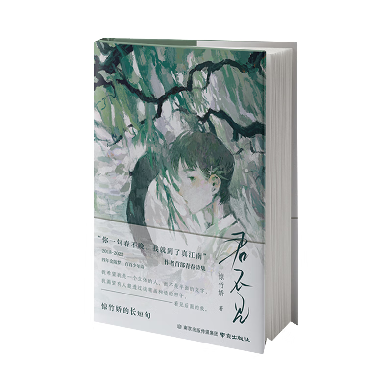【赠随机款明信片】君不见 惊竹娇著 飞机盒装 你一句春不晚 我就到了真江南 作者S部青春诗集 长短句 少年意气与浪漫情怀现当代文学书籍
