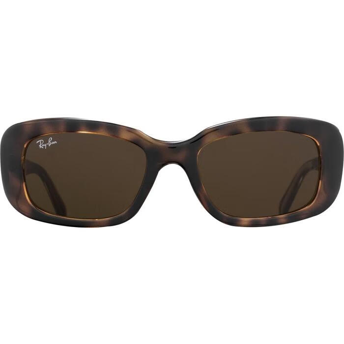 雷朋(rayban) 女士太阳镜rb4122方形镜框 复古造型 时尚精致50mm