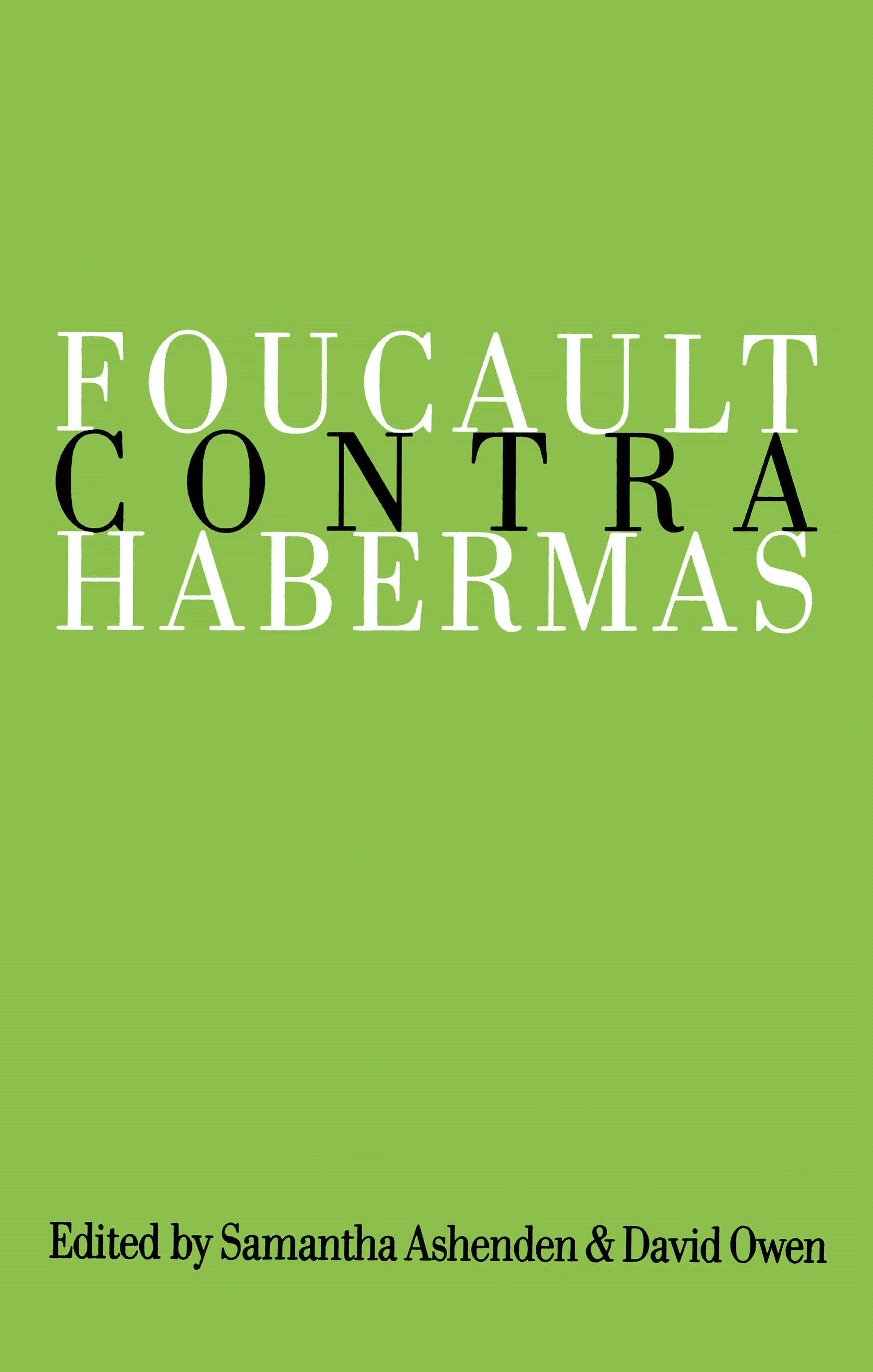 foucault contra habermas(推荐pc阅读)