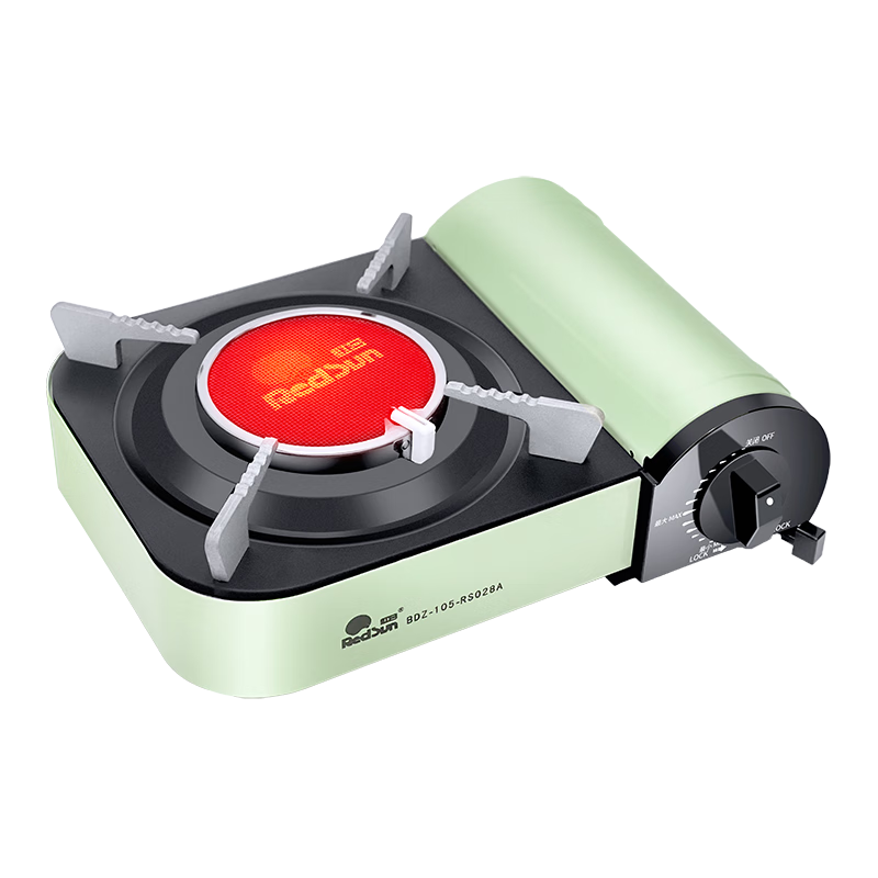 紅日（RedSun）紅外線燃?xì)鉅t灶 戶外猛火爐具 防風(fēng)便攜式煮茶火鍋卡式燒烤爐 節(jié)能省氣 不黑鍋底 小廚房烹飪 RS028A卡式爐（丁烷氣）