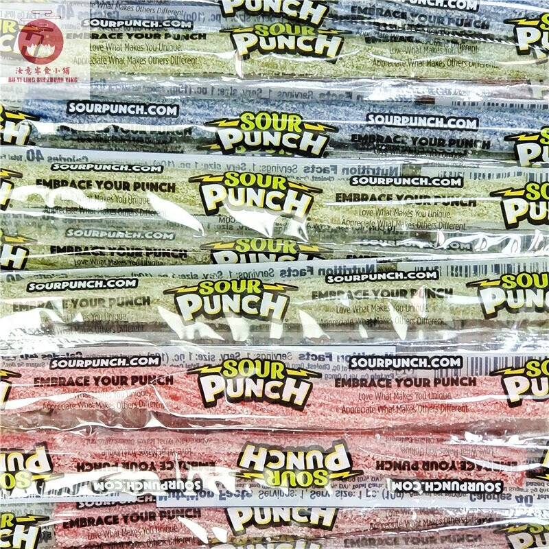 Twists,multiverse 五折酸趣扭扭酸糖吸管糖什锦果味酸粉糖抖单同款sour punch twists