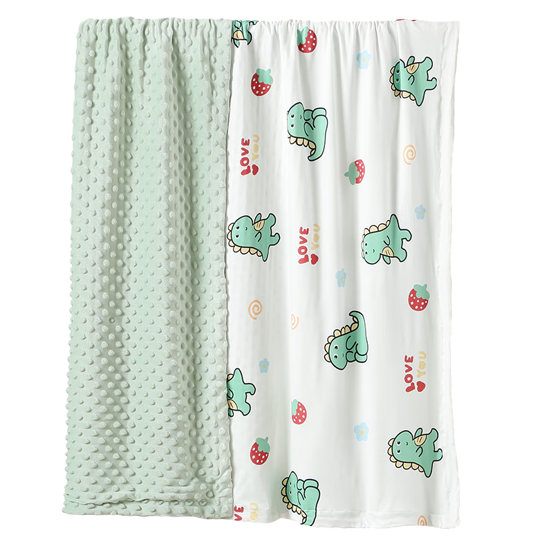 南极人（Nanjiren）安抚豆豆被毯子婴儿被子春秋冬儿童午睡空调被幼儿园宝宝盖毯被褥