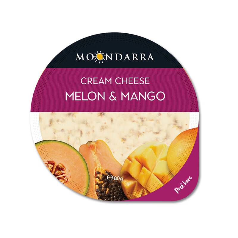 蒙达拉 澳洲进口百变水果甜奶酪 即食涂抹奶酪cheese稀奶油奶酪干酪块